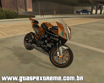 KTM 1190 RC8 R para grand theft auto